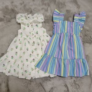 Toddler Girl Floral Summer Dress Bundle